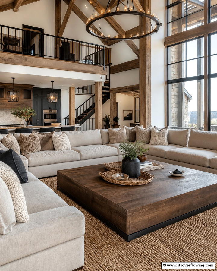 Oversized Furniture Pieces - 25 Large Living Room Ideas for Spacious Comfort