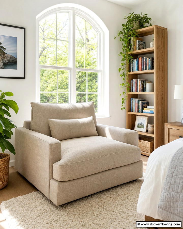 Oversized Lounge Chairs for Ultimate Comfort - 25 Comfortable Bedroom Chair Ideas for Relaxation