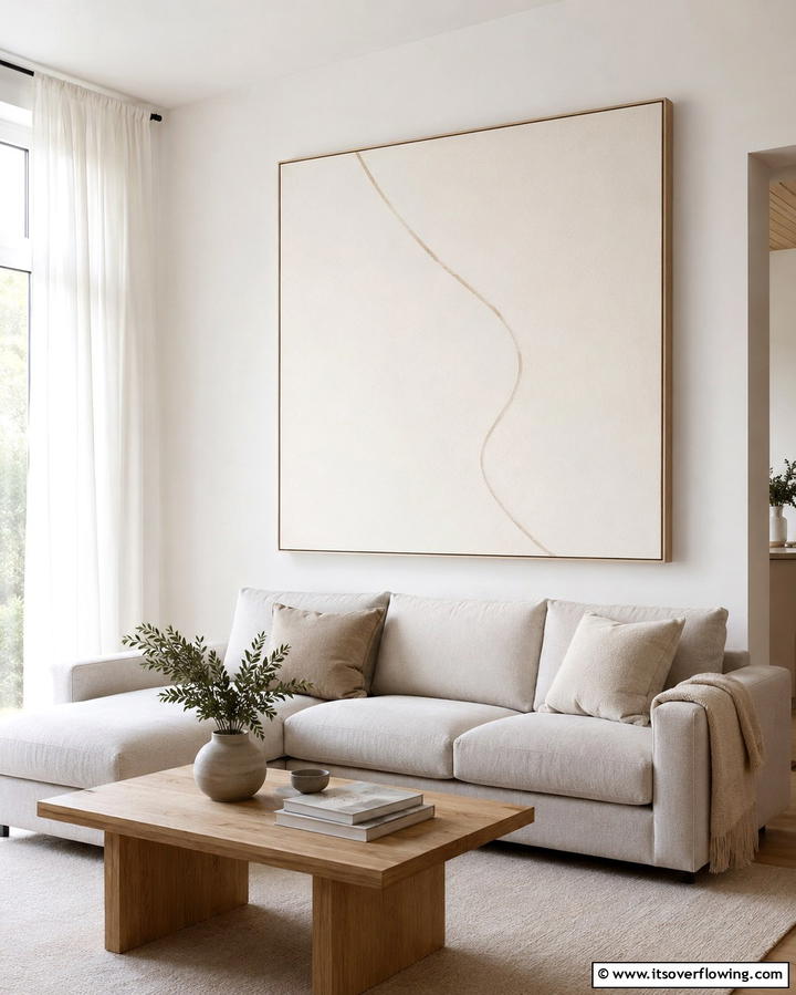 Oversized Minimalist Art - 25 Large Wall Art Ideas to Transform Your Space