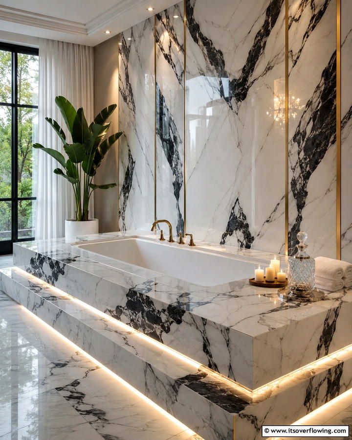 Oversized Mirrors - 25 Large Bathroom Ideas for a Luxurious Retreat
