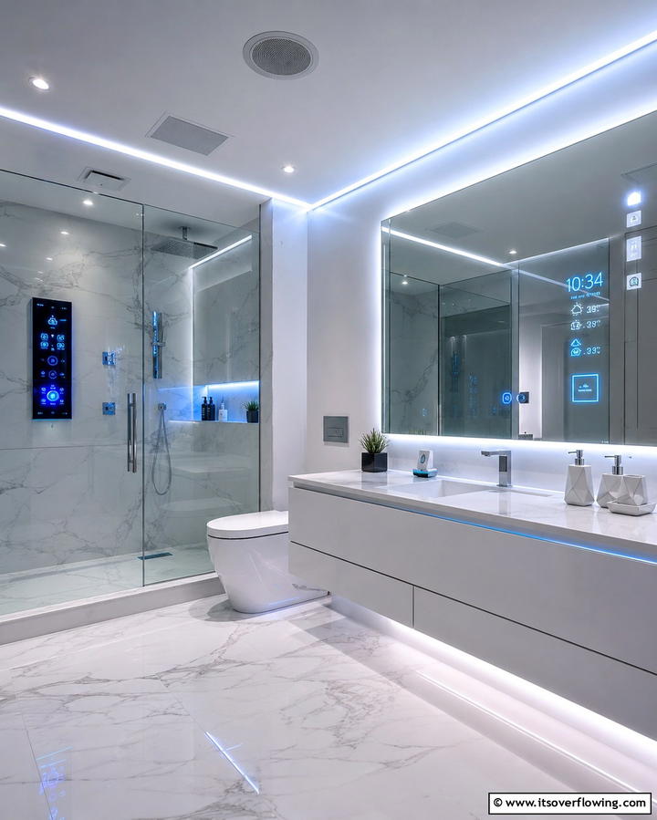 Oversized Walk In Closet Connection - 25 Large Bathroom Ideas for a Luxurious Retreat