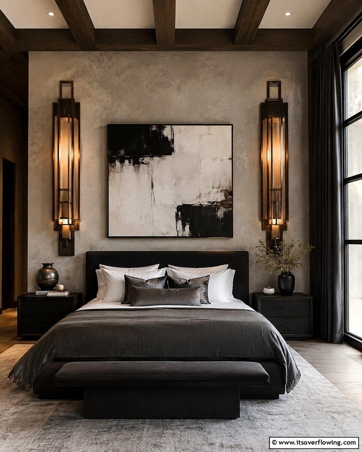 Oversized Wall Sconces - 30 Bedroom Wall Sconce Ideas for Ambiance & Space-Saving