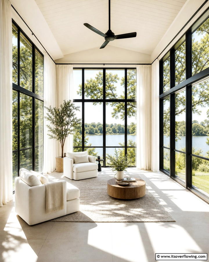 Oversized Windows for Natural Light - 25 Modern Cape Cod House Ideas for Coastal Living