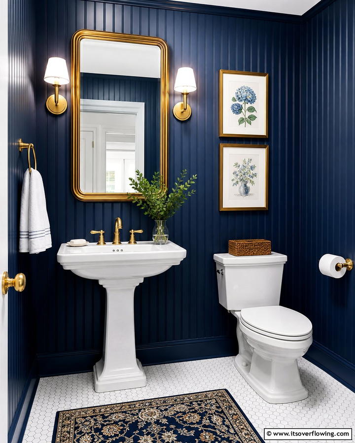 Painted Beadboard in Bold Colors for Drama - 25 Beadboard Wall Ideas for Classic Charm