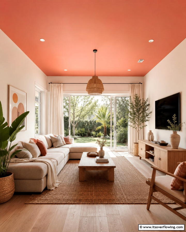 Painted Ceilings - 30 Vibrant Colorful Room Decor Ideas for Bold & Cheerful Spaces