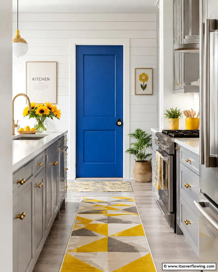Painted Doors for a Pop of Color - 25 Kitchen Door Design Ideas to Enhance Your Space