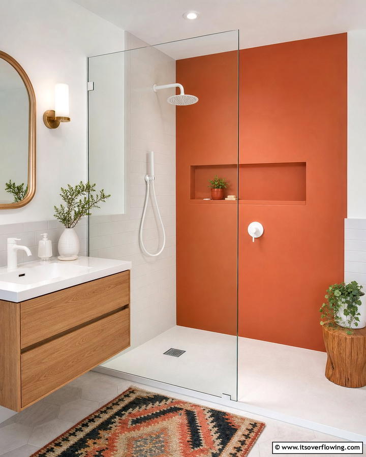 Painted Shower Walls - 25 Shower Wall Ideas to Elevate Your Bathroom Design