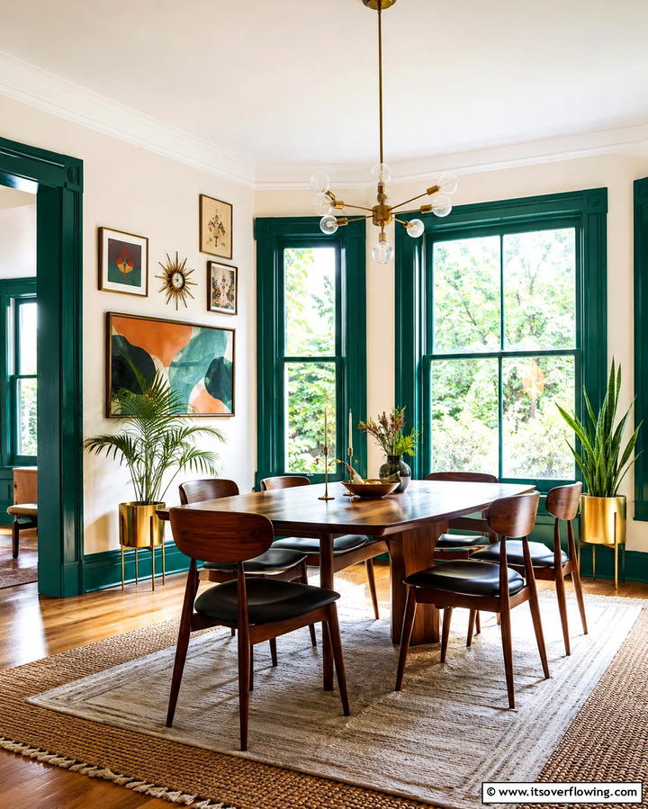 Painted Trim in Bold ColorsExact - 30 Modern Window Trim Ideas for Stylish Home Maintenance