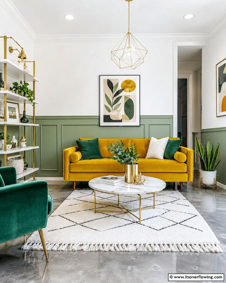 Painted Wainscoting - 30 Elegant Living Room Wainscoting Ideas for Modern Homes