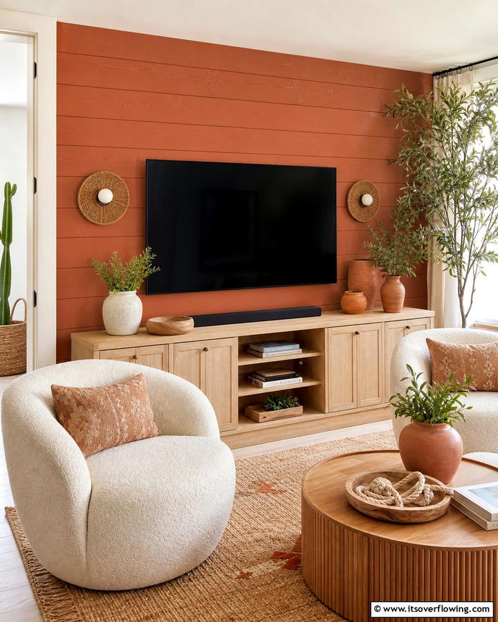 Painted Wood Accent Wall - 25 Wood Trim Accent Wall Ideas for a Warm Touch