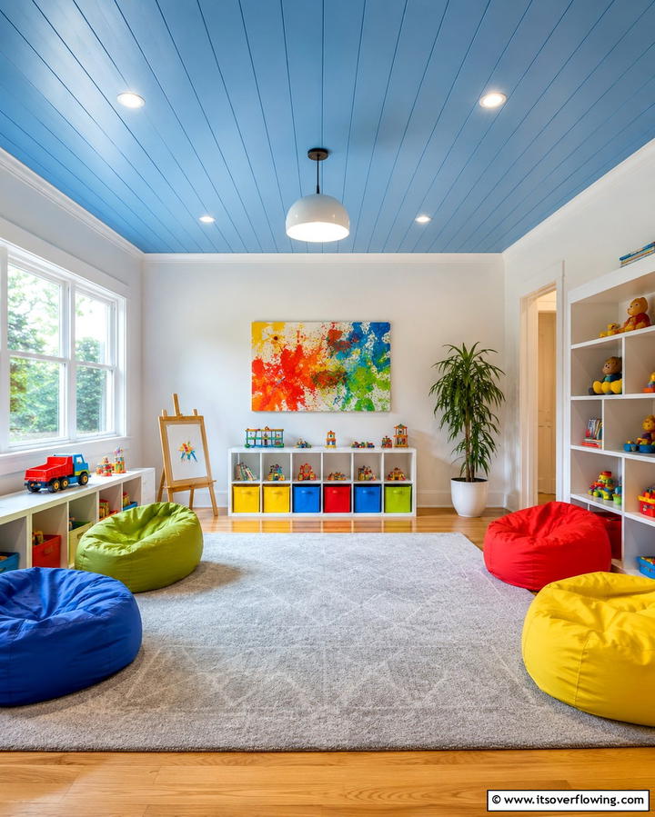 Painted Wood Ceilings for Custom Creativity - 25 Wood Ceiling Ideas to Elevate Your Interior
