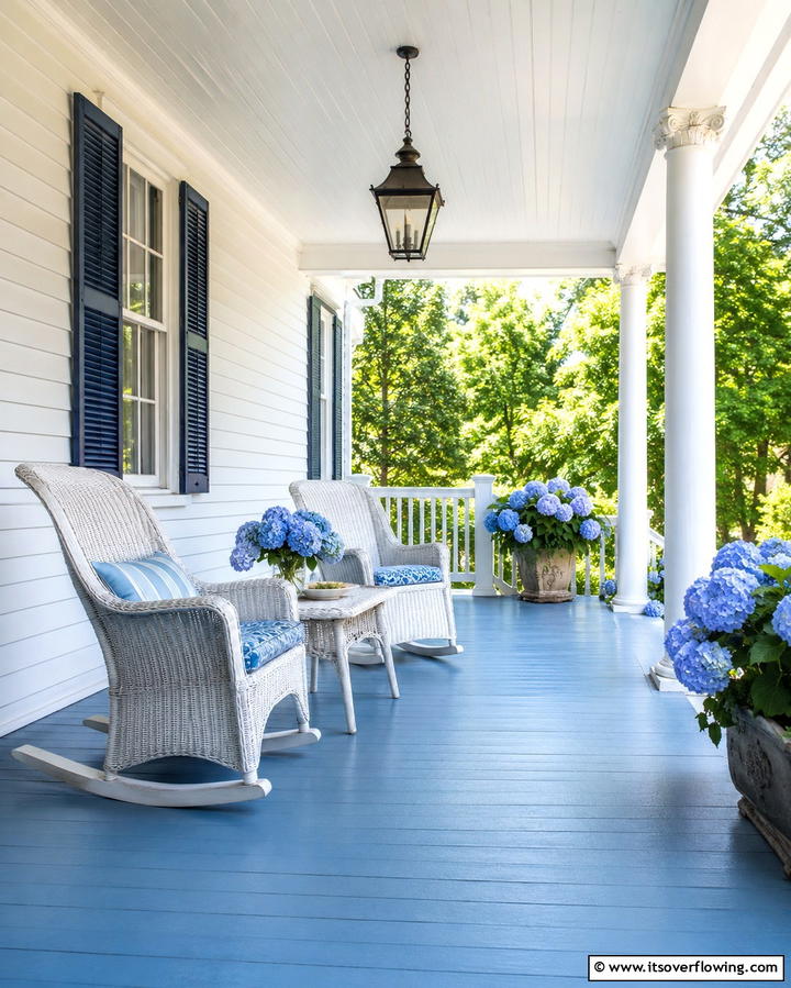 Painted Wood Floors - 25 Porch Flooring Options for Stylish Outdoor Spaces