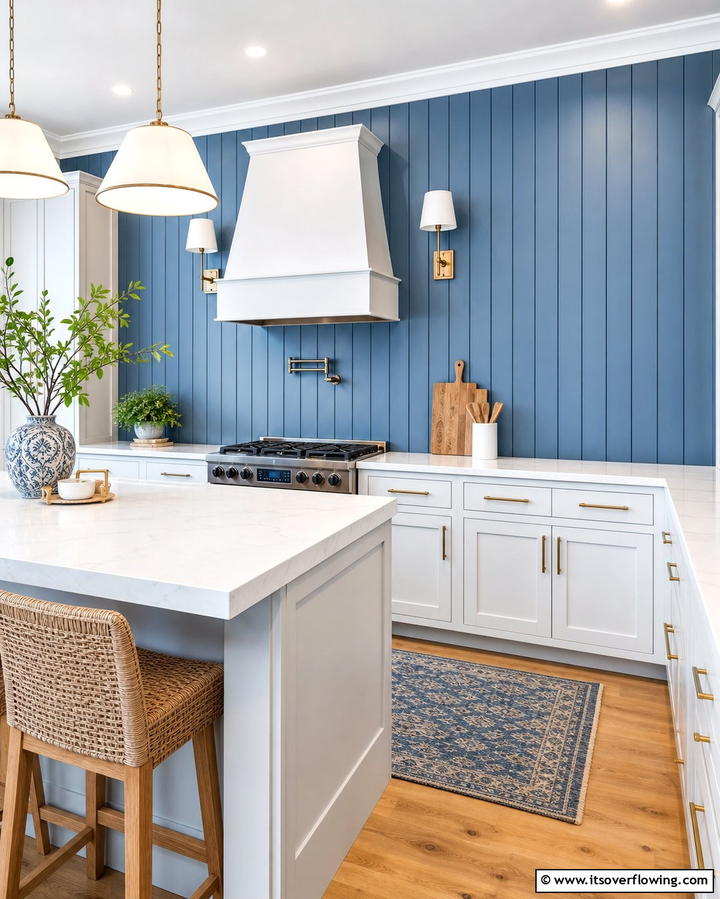 Painted Wood Paneling - 25 Wood Trim Accent Wall Ideas for a Warm Touch