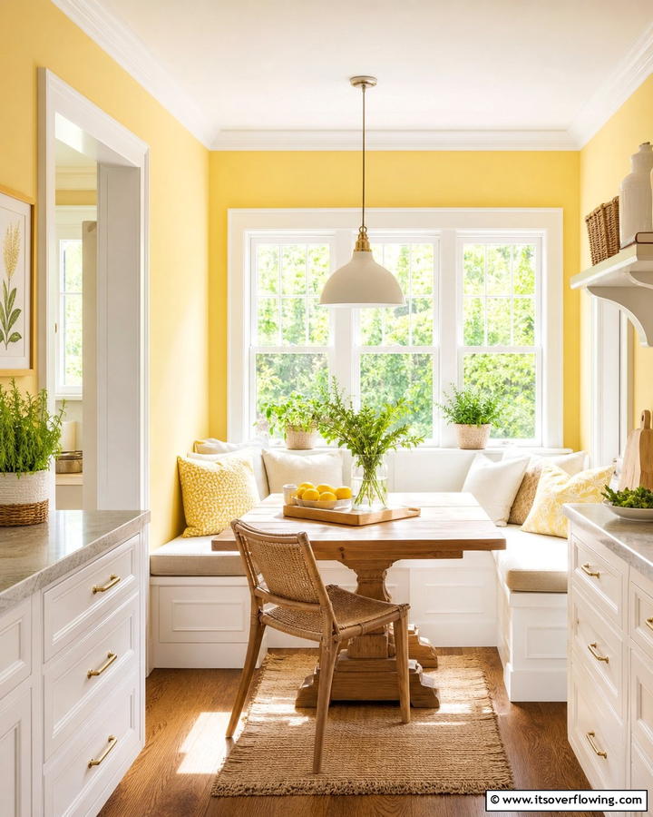 Pale Yellow Sunshine - 25 Calming Paint Colors for a Relaxing Home