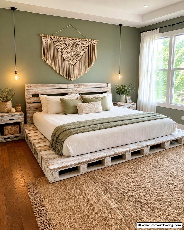 Pallet Bed Frame Design - 21 Pallet Furniture Ideas for Eco-Friendly Home Upgrades