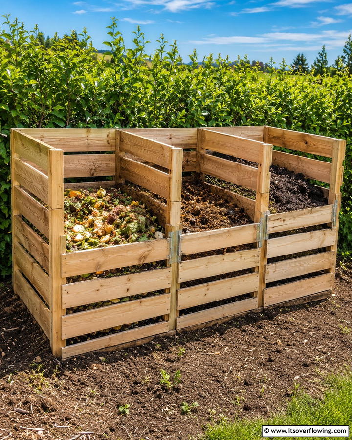 Pallet Compost BinOne - 25 Pallet Garden Ideas for a Creative Outdoor Space