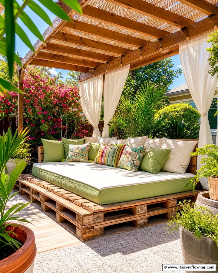 Pallet Daybed Concept - 21 Pallet Furniture Ideas for Eco-Friendly Home Upgrades