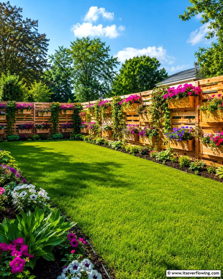 Pallet Fence Garden - 25 Pallet Garden Ideas for a Creative Outdoor Space