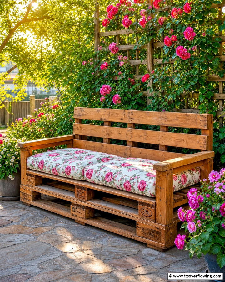 Pallet Garden Bench - 21 Pallet Furniture Ideas for Eco-Friendly Home Upgrades