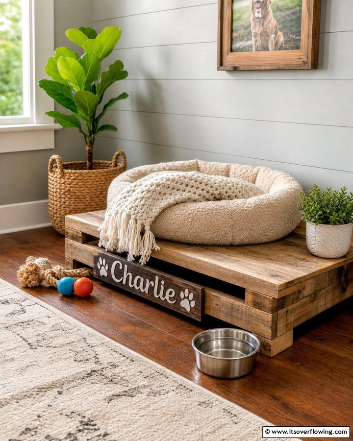 Pallet Pet Bed - 21 Pallet Furniture Ideas for Eco-Friendly Home Upgrades