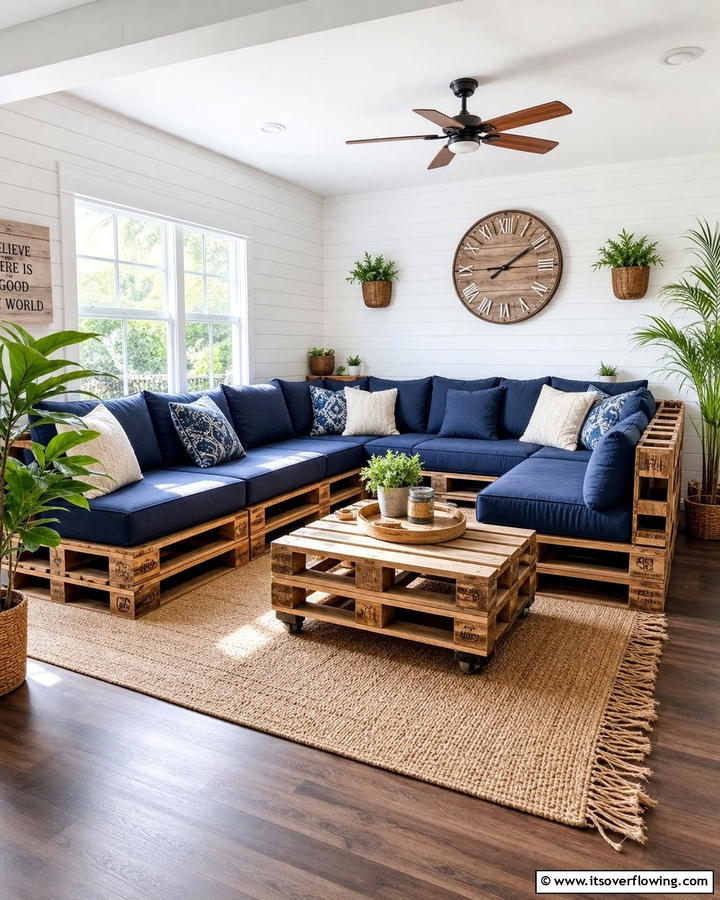 Pallet Sofa Creation - 21 Pallet Furniture Ideas for Eco-Friendly Home Upgrades