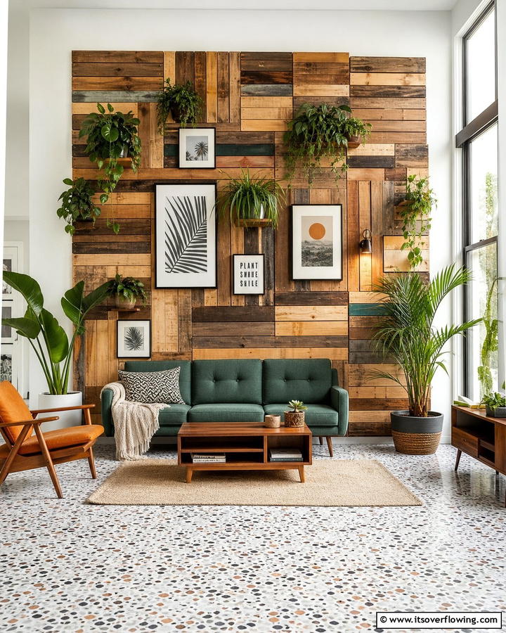 Pallet Wall Art Display - 21 Pallet Furniture Ideas for Eco-Friendly Home Upgrades