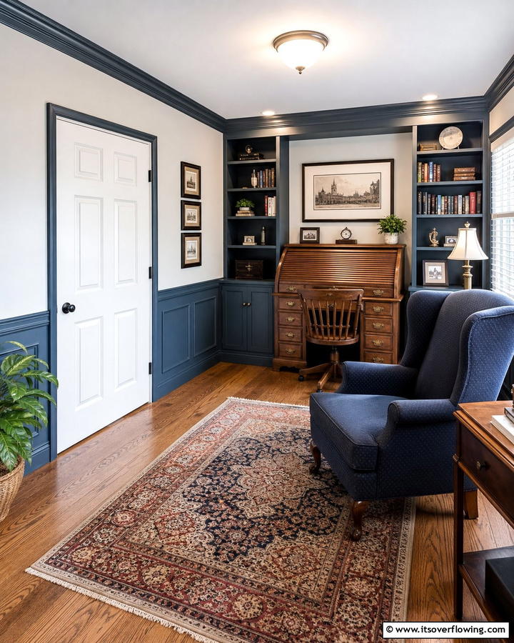 Panel Doors for Classic Appeal - 20 Home Office Door Ideas for Stylish Workspaces