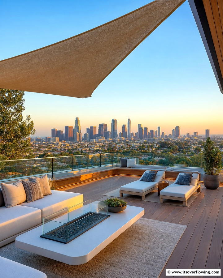 Panoramic City Views - 21 Second Floor Deck Ideas for Elevated Outdoor Living