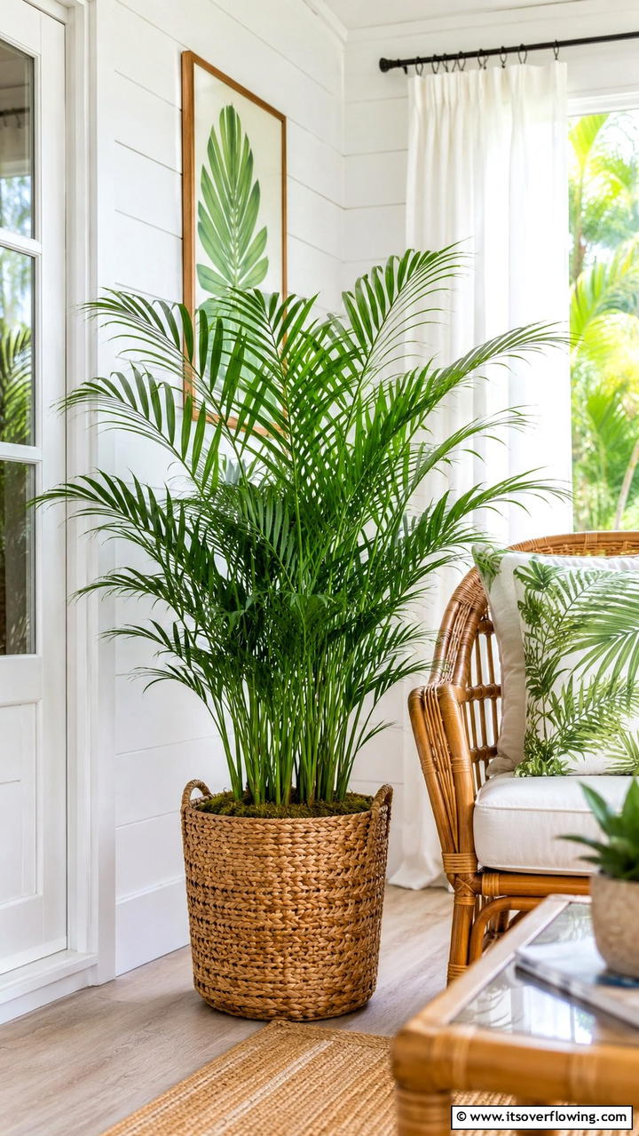 Parlor Palm Compact Tropical Charm - 30 Low-Light Indoor Plants That Don’t Need Sun to Thrive