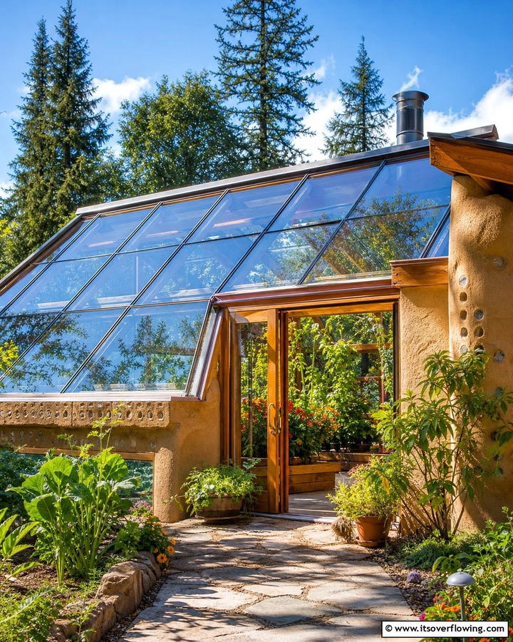 Passive Solar Sanctuary - 21 Greenhouse Ideas to Nurture Plants Year-Round