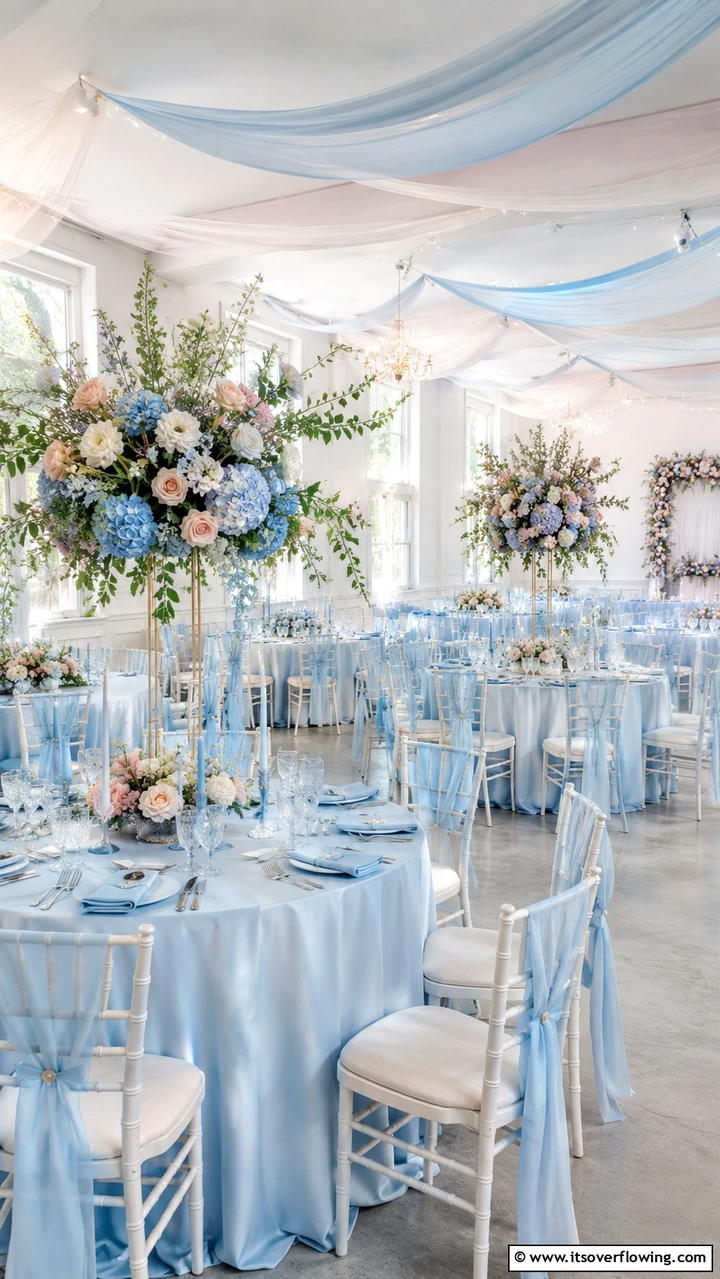 Pastel Blue Whisper - 30 Blue Wedding Theme Ideas for Serene Celebrations