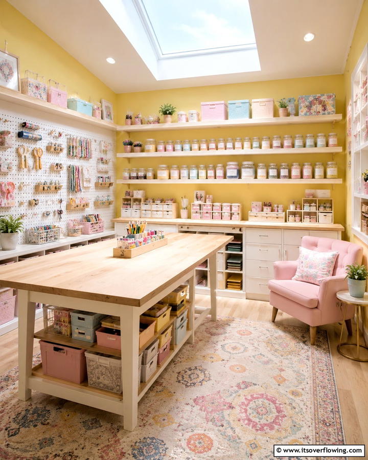 Pastel Craft Room Creativity - 30 Soothing Pastel Room Ideas for a Calming Home Ambiance