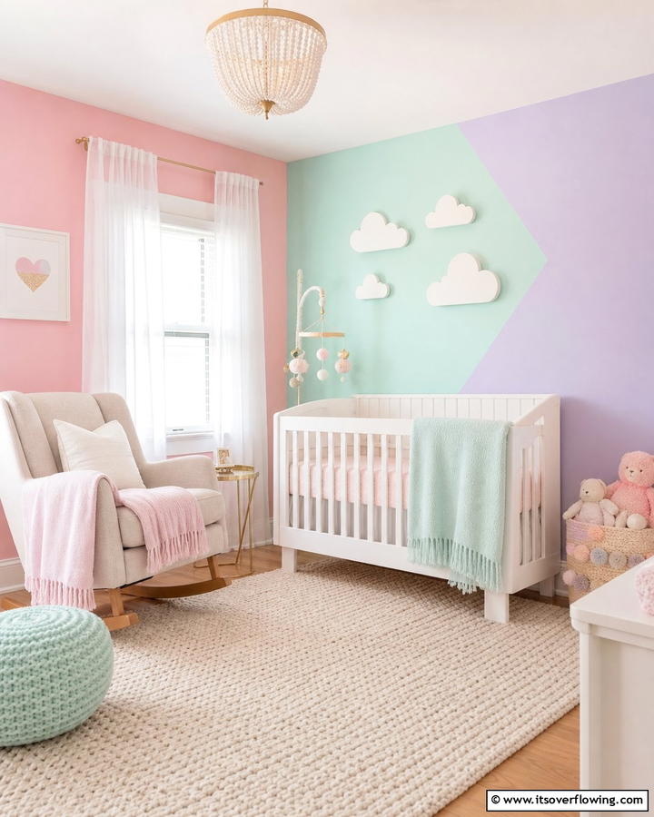 Pastel Dream Palette - 30 Wall Painting Ideas for Every Room in Your Home