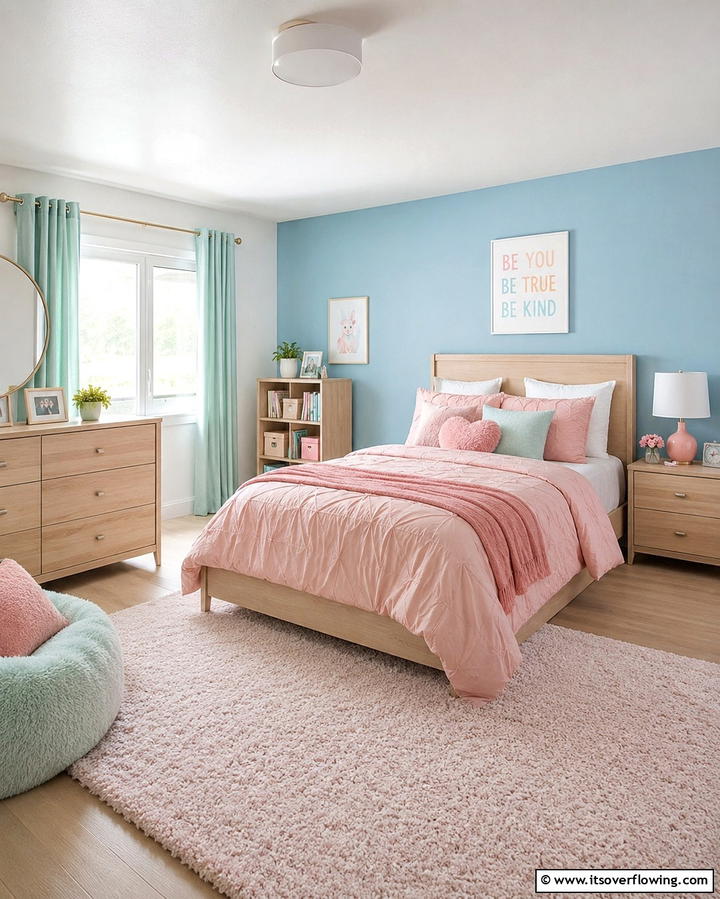 Pastel Paradise - 25 Girl Room Ideas for 10-year-olds- Creative & Fun Designs