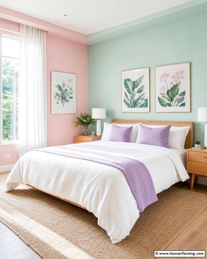 Pastel Wall Transformations - 21 Spring Home Decor Ideas to Refresh Living Spaces