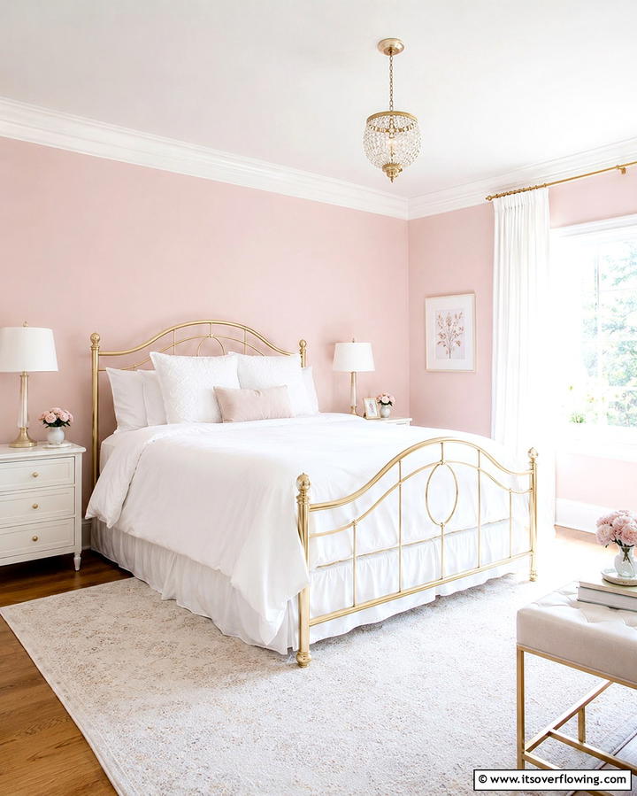 Pastel Walls - 25 Paris-themed Bedroom Ideas for a Romantic Retreat