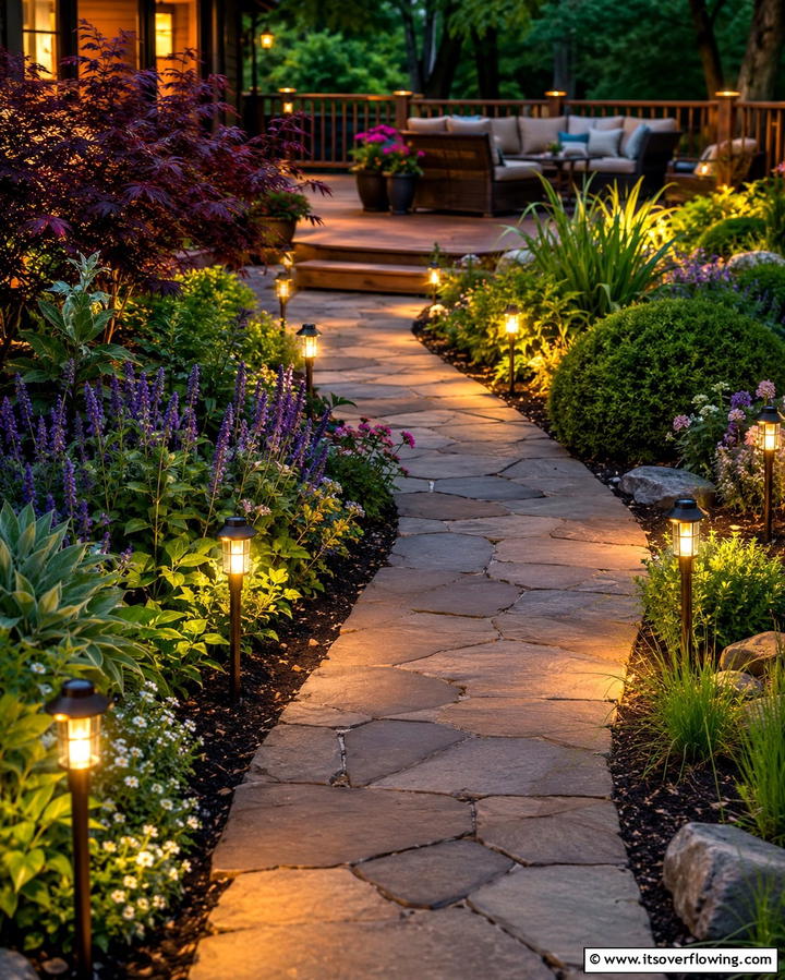 Pathway Lighting for Safety and Style - 25 Backyard Lighting Ideas to Illuminate Your Outdoor Space