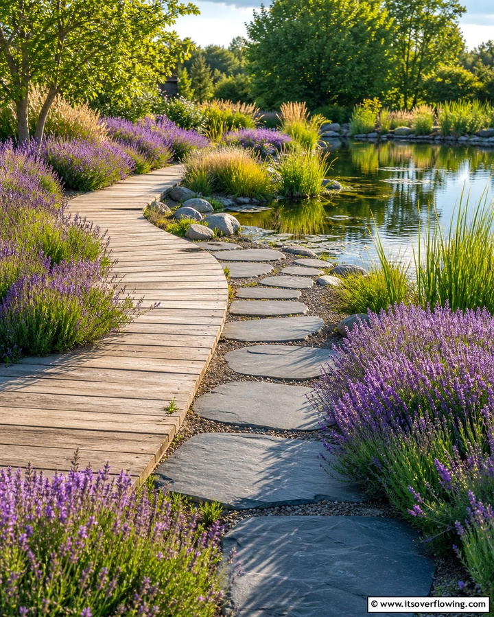 Pathways Around the Pond - 25 Pond Landscaping Ideas for a Tranquil Backyard