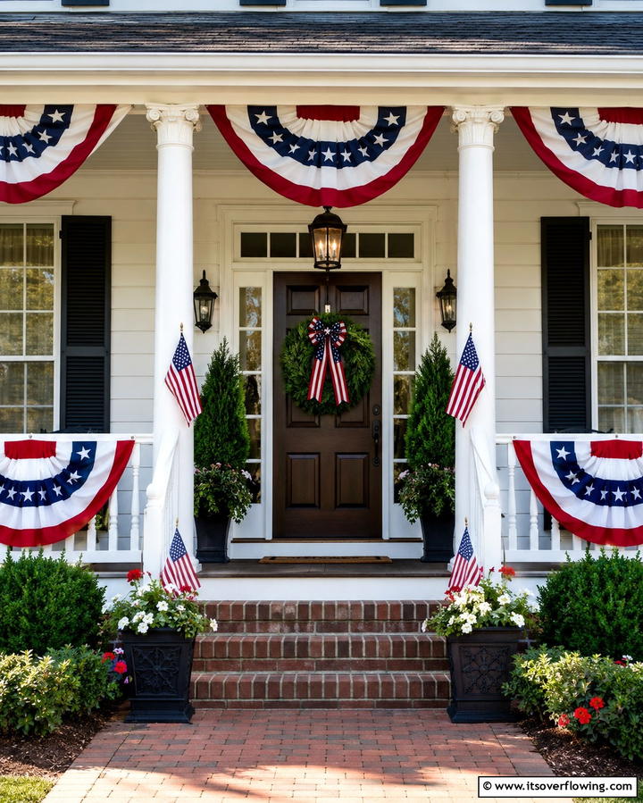 Patriotic Decorations - 25 Summer Front Door Decor Ideas to Welcome the Season