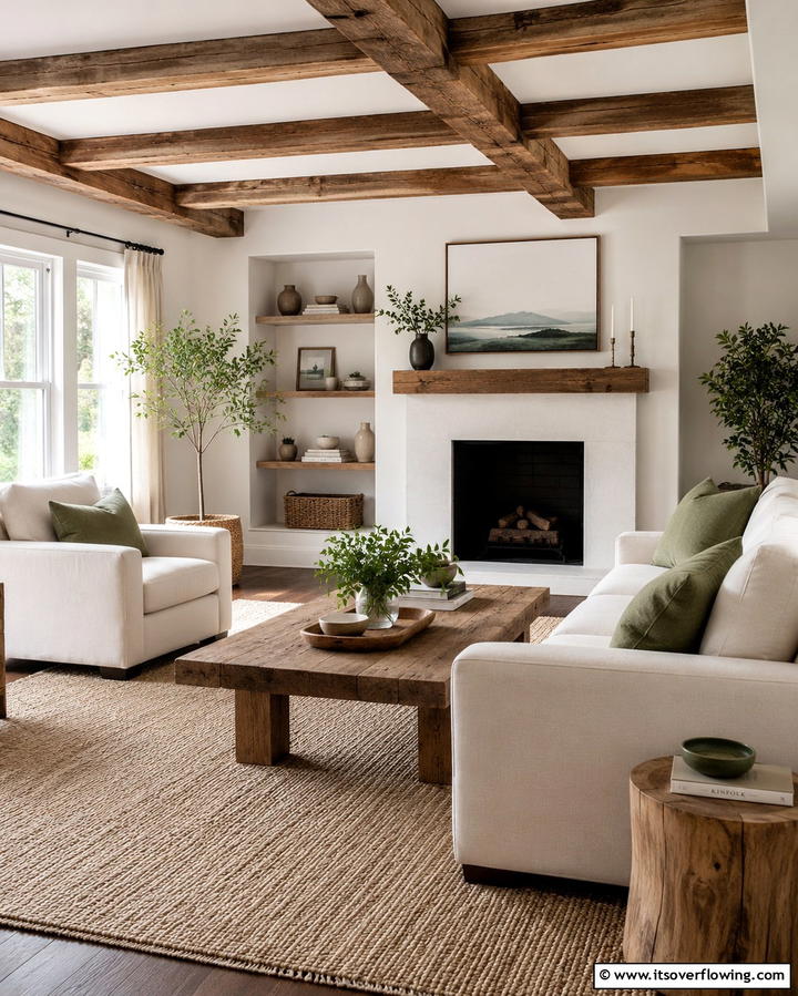 Pattern and Texture Balance - 30 Feng Shui Living Room Layouts for Harmony & Flow
