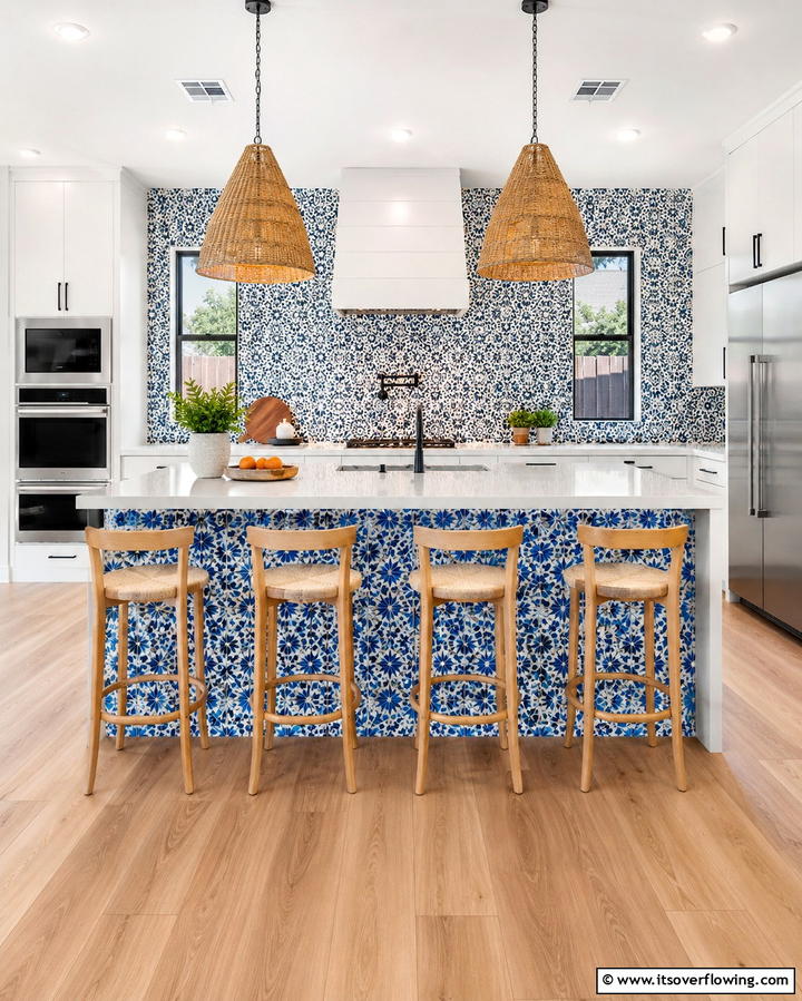 Patterned Ceramic Tiles - 25 Spanish Modern Interior Design Ideas for Your Home