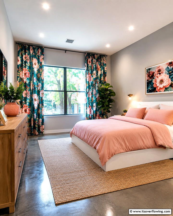 Patterned Curtains for a Pop of Personality - 25 Elegant Bedroom Curtain Ideas to Enhance Your Decor