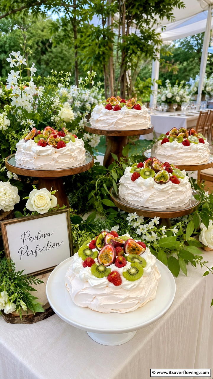 Pavlova Perfection - 21 Delicious Wedding Dessert Ideas for a Sweet Celebration