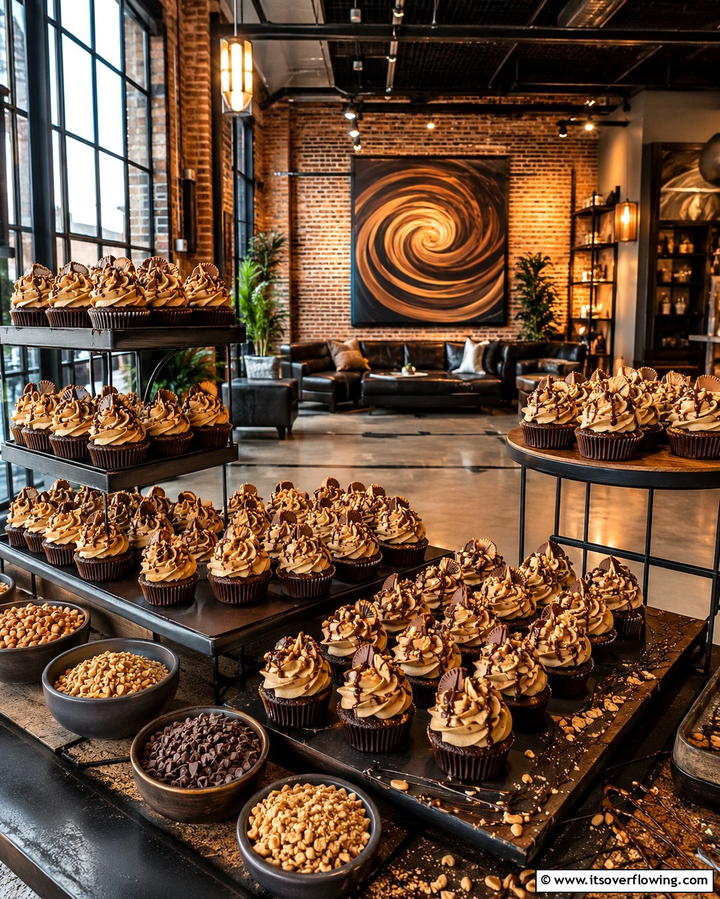 Peanut Butter Perfection - 30 Wedding Cupcake Ideas for Unforgettable Celebrations