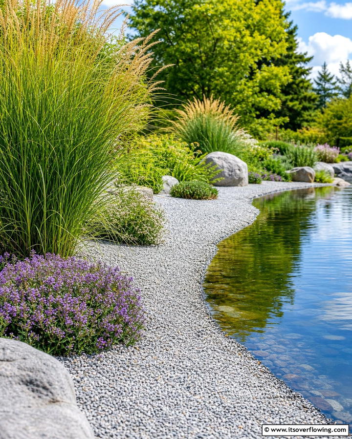 Pebble Surrounds - 25 Pond Edging Ideas for a Polished Look