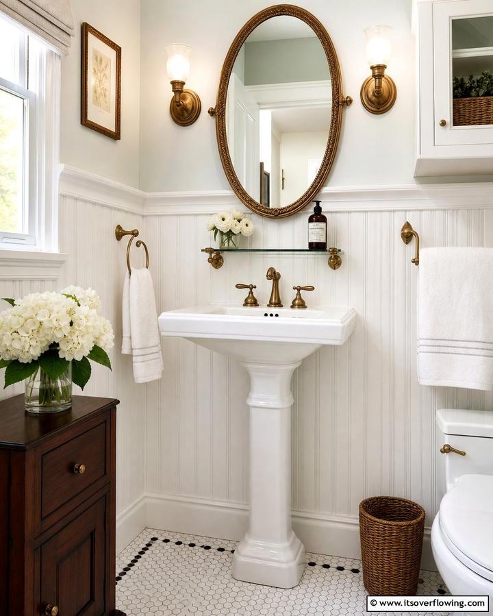 Pedestal Sink for Classic Elegance - 25 Bathroom Sink Ideas for Style and Functionality