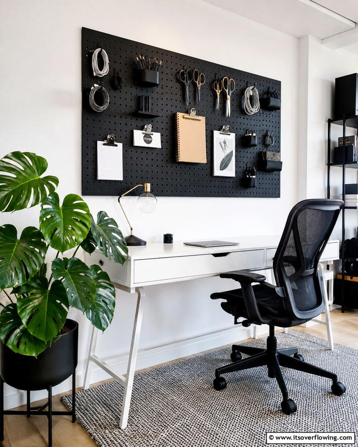 Pegboards for Organization - 25 Small Apartment Storage Ideas to Maximize Space