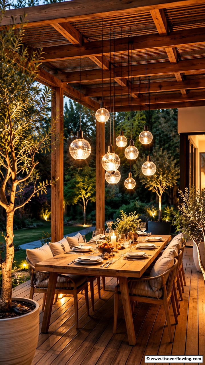 Pendant Deck Lights - 30 Deck Lighting Ideas for Ambiance and Safety