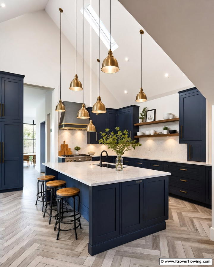 Pendant Lighting Magic - 20 Sloped Ceiling Kitchen Ideas for a Unique and Stylish Space