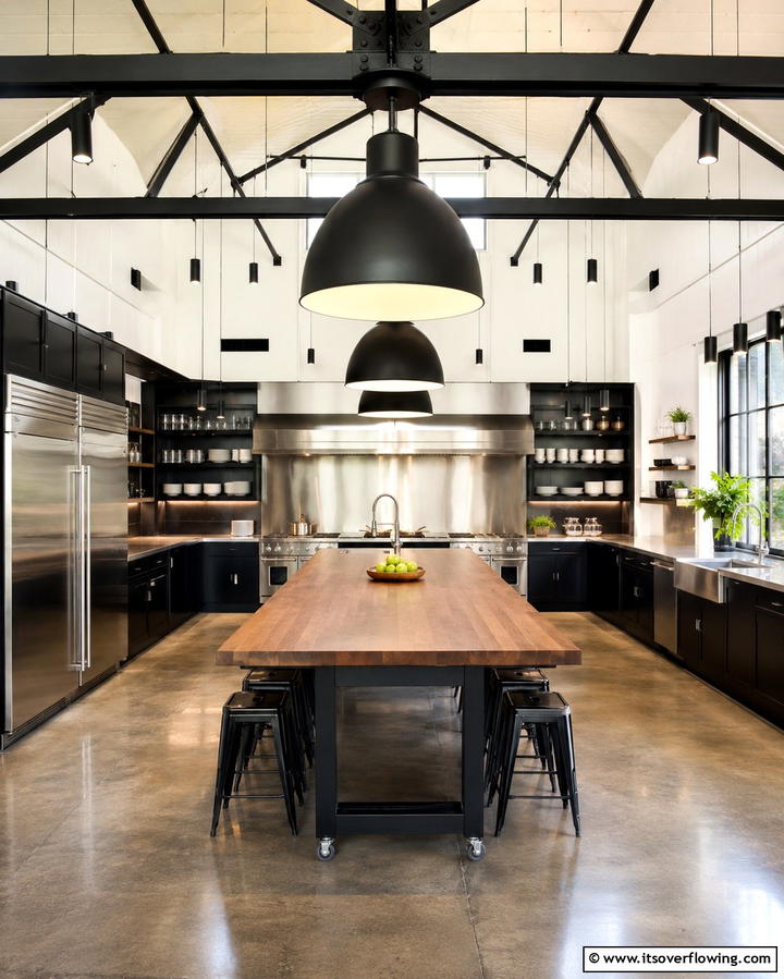 Pendant Lighting for a Statement Touch - 25 Industrial Kitchen Ideas for a Modern Look